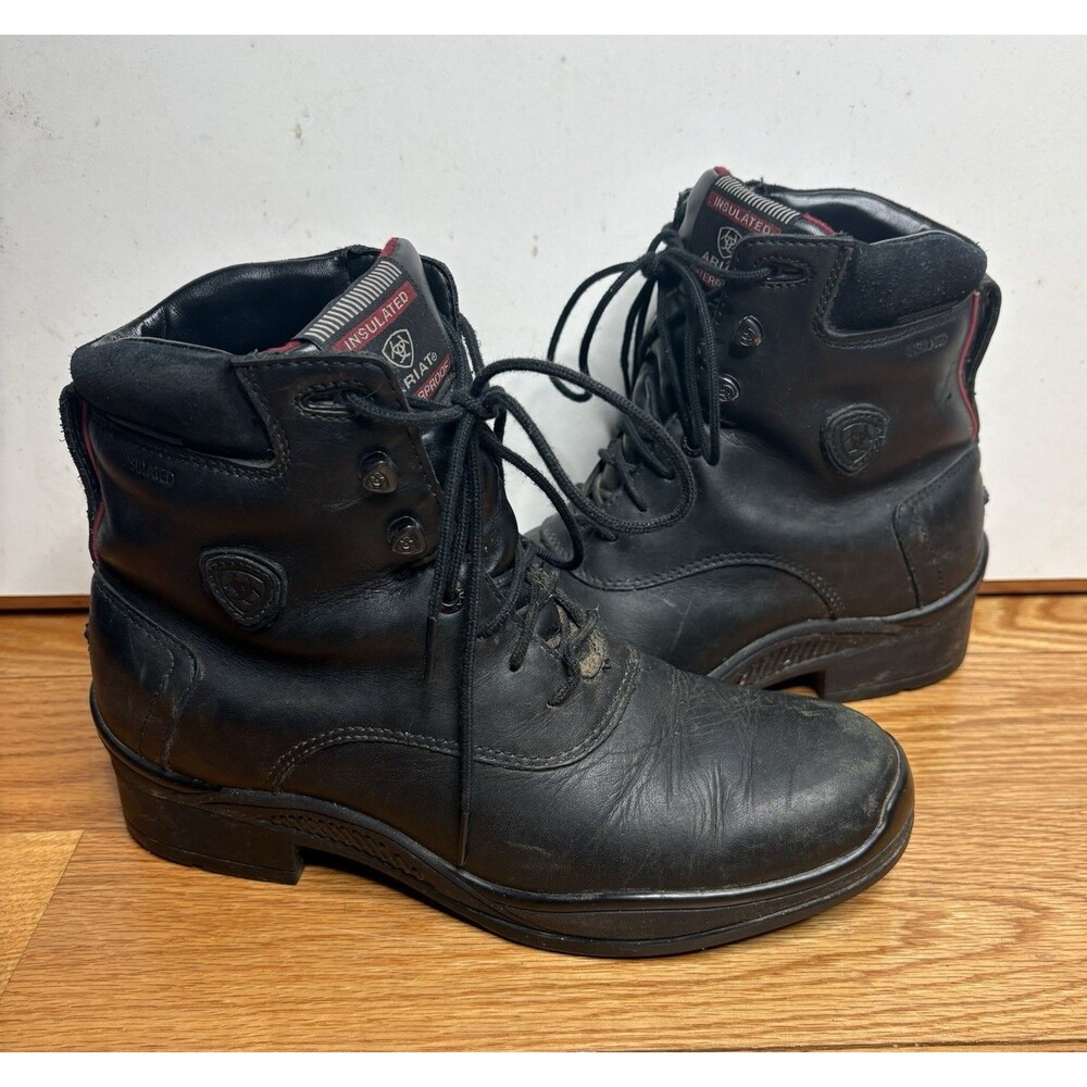 Ariat Equestrian 10016383 Woman's 8.5 B Black Insulated Waterproof Boots Western